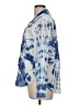 Grayson 100% Cotton Tie-dye Blue Long Sleeve Blouse Size Med (3) - photo 5