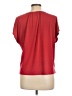 Tahari Red Short Sleeve Blouse Size L - photo 2