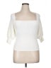 Paige Ivory Short Sleeve Top Size XL - photo 1