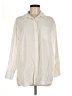 ABLE Ivory Long Sleeve Button-Down Shirt Size M - photo 1