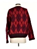Zara Argyle Red Pullover Sweater Size S - photo 2