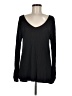 Kaari Blue 100% Viscose Black Long Sleeve Top Size M - photo 1