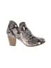 Fergalicious Animal Print Gray Ankle Boots Size 10 - photo 1
