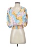 Weekend 100% Polyester Yellow 3/4 Sleeve Blouse Size S - photo 1