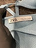 Zara Solid Blue Cocktail Dress Size L - photo 7