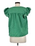 THML Green Short Sleeve Blouse Size M - photo 2