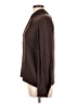 Vince. 100% Silk Brown Long Sleeve Silk Top Size 12 - photo 5