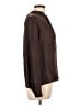 Vince. 100% Silk Brown Long Sleeve Silk Top Size 12 - photo 4