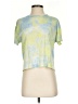 Zara Tie-dye Green Short Sleeve Turtleneck Size S - photo 1
