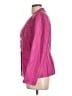 Lafayette 148 New York 100% Leather Pink Blazer Size 10 - photo 5