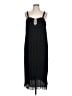 Patra 100% Polyester Solid Black Cocktail Dress Size L - photo 1