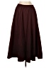 Zara Solid Burgundy Formal Skirt Size S - photo 2