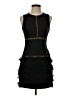 BCBGMAXAZRIA 100% Polyester Black Cocktail Dress Size 2 - photo 1