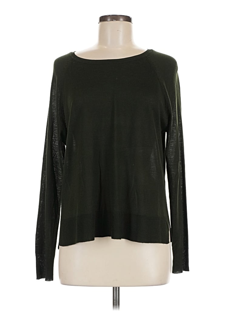 Pre-owned Zara Pullover Sweater In Green
