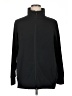 Adidas 100% Polyester Solid Black Track Jacket Size 1X - photo 1