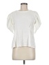 Hinge 100% Viscose Ivory Short Sleeve Top Size M - photo 1