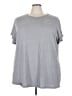 Torrid Gray Short Sleeve Top Size 5X Plus (5) - photo 1