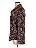 Unbranded 100% Polyester Paisley Brown Long Sleeve Blouse Size L - photo 5