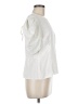 Hinge 100% Viscose Ivory Short Sleeve Top Size M - photo 4