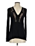 BCBGMAXAZRIA Black Long Sleeve Top Size XS - photo 1