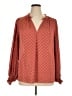 Max Studio 100% Polyester Red Long Sleeve Blouse Size XL - photo 1