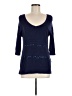 White House Black Market 100% Viscose Blue Pullover Sweater Size M - photo 1