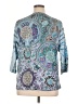 Westbound Blue 3/4 Sleeve Top Size 1X - photo 2