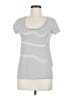 FRAME 100% Cotton Stripes White Ivory Short Sleeve T-Shirt Size M - photo 1