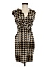 Calvin Klein Houndstooth Tan Cocktail Dress Size M (estimated) - photo 1