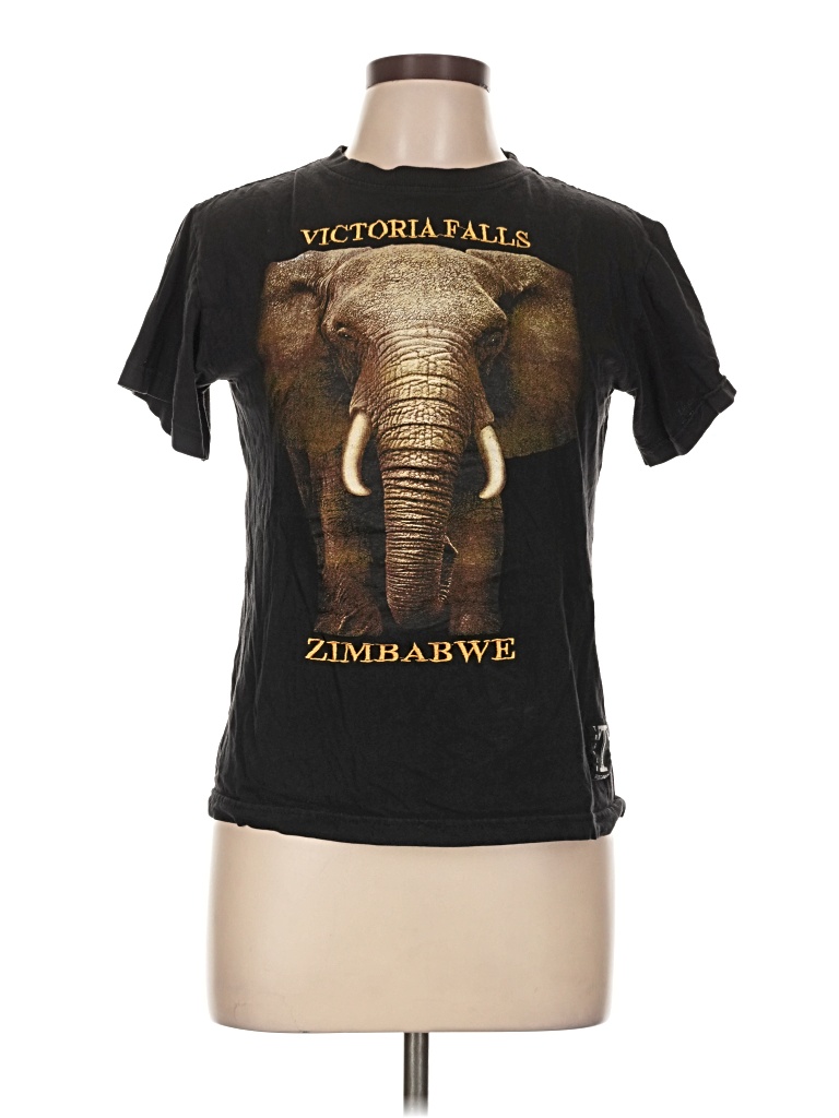 Pre-owned Assorted Brands Short Sleeve T-shirt In Black