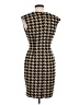 Calvin Klein Houndstooth Tan Cocktail Dress Size M (estimated) - photo 2
