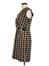 Calvin Klein Houndstooth Tan Cocktail Dress Size M (estimated) - photo 5