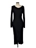 Assorted Brands Solid Black Casual Dress Size 10 - photo 2
