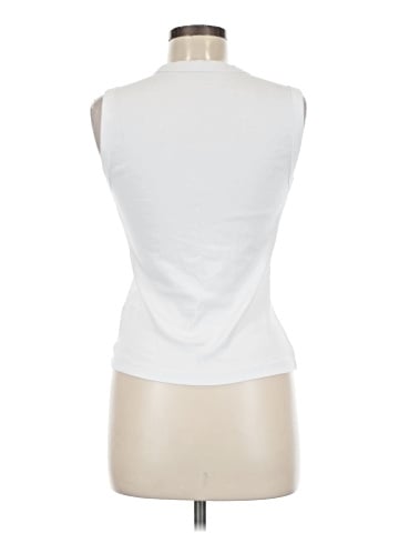 Madewell The '90s Crew Neck Tank in Compact Cotton (view 2)