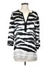 Chico's 100% Polyester Silver 3/4 Sleeve Blouse Size S - photo 1