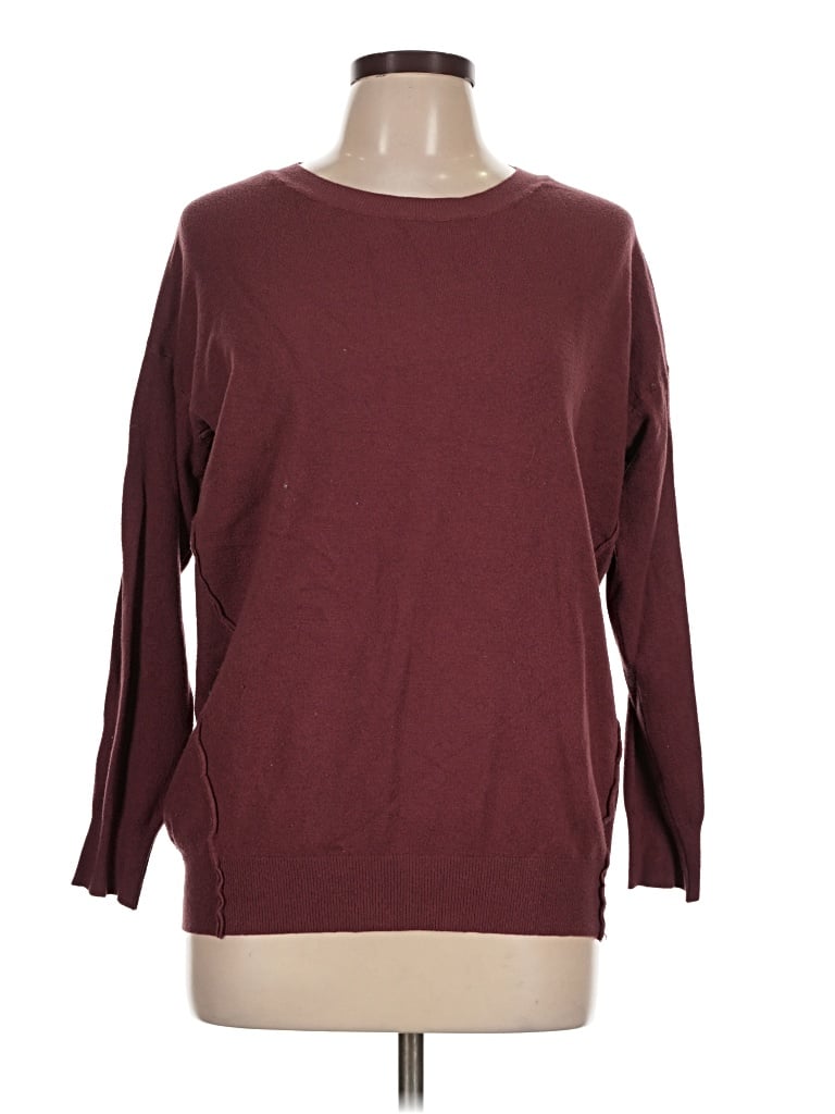 Pre-owned Dreamers Pullover Sweater In Burgundy