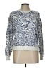 Rails Animal Print Blue Pullover Sweater Size L - photo 1