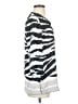 Chico's 100% Polyester Silver 3/4 Sleeve Blouse Size S - photo 4