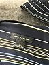 Ann Taylor 100% Polyester Stripes Black Long Sleeve Blouse Size L - photo 7