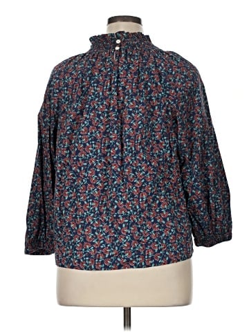 J.Crew Factory Store 3/4 Sleeve Blouse (view 2)