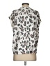 Mable Animal Print Silver Sleeveless T-Shirt Size S - photo 2