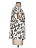 Mable Animal Print Silver Sleeveless T-Shirt Size S - photo 4
