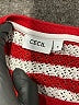 Cecil Stripes Red Short Sleeve T-Shirt Size S - photo 7