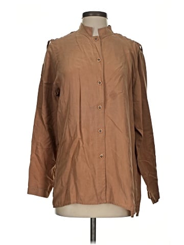 Fiji 3/4 Sleeve Silk Top (view 1)