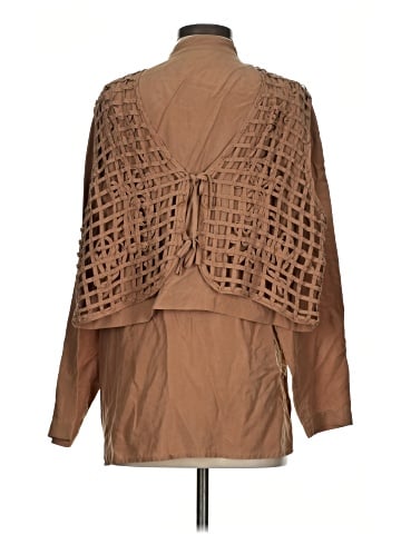 Fiji 3/4 Sleeve Silk Top (view 2)