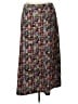Sag Harbor Print Gray Casual Skirt Size L (petite) - photo 1