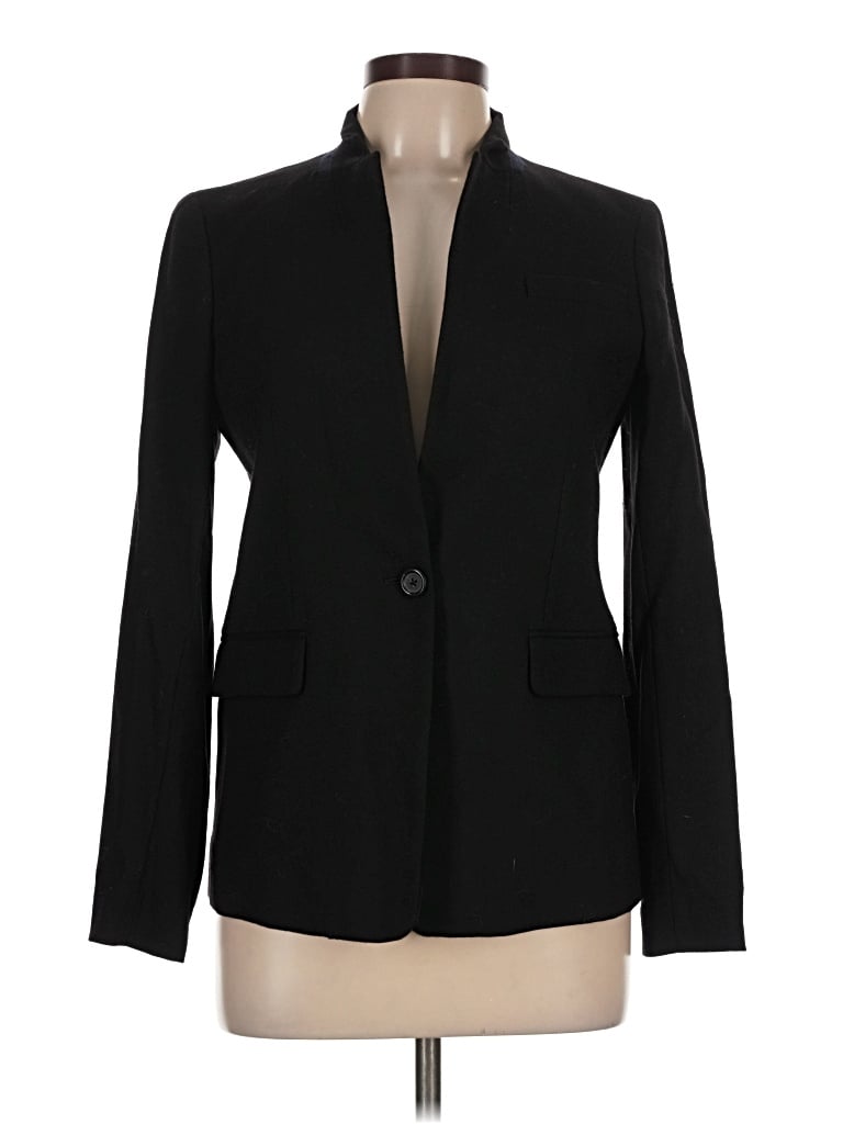 Pre-owned Jcrew Wool Blazer Jacket In Black