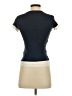 Zara Blue Short Sleeve Turtleneck Size S - photo 2
