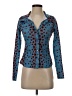 Missguided Blue Long Sleeve Blouse Size 4 - photo 1