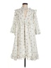 Stella Nova 100% Polyester Ivory Casual Dress Size EU 38 / US 8 - photo 1